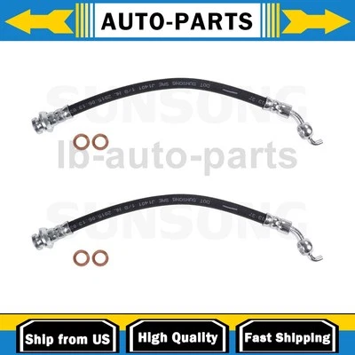 Para Nissan Máxima 2016-2017 Nissan Altima 2013-2017 2x Manguera de freno trasera Foto 1 de 4