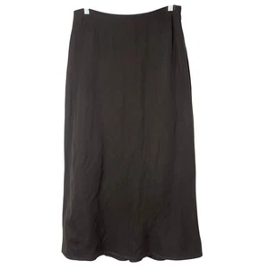 Crea Concept Gonna Minimalista Classica Lana A-Line Marrone Cioccolato Taglia 8 - Foto 1 di 8