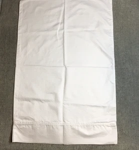 Texas Linen Co.  Pillowcase Standard/Queen White 100% Cotton Set of 2 - Picture 1 of 4