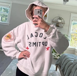 Madhappy Local Optimist Hoodie | Grafik Patches Größe S - Bild 1 von 9