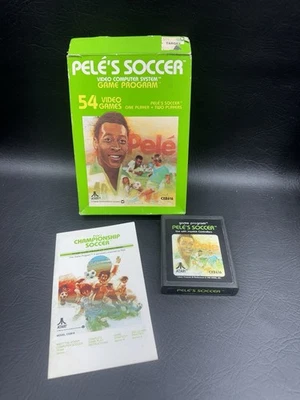 Pele's Championship Soccer (Atari 2600) CIB Complete in Box Cleaned and Tested - Image 1 of 4