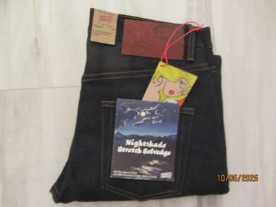 Sombra de noche Naked & Famous Easy Guy ribete elástico, 30x32, nueva con etiquetas, precio de venta sugerido por el fabricante $179 Foto 1 de 4