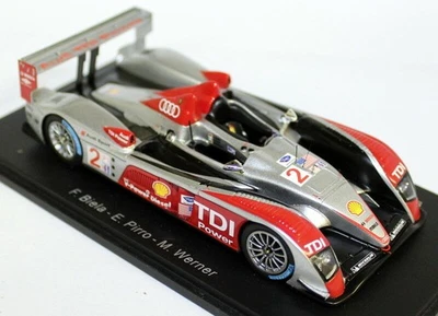 Spark 1/43 - S0680 Audi R10 TDi #2 Winner 12th Sebring 07 Resin Model Car - Image 1 of 4