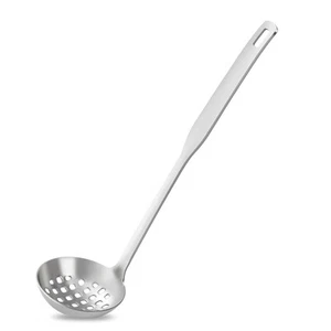 12-Inch Square Slotted Spoon, Stainless Steel Slotted Spoon, Square Handle wi... - Picture 1 of 7