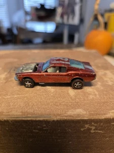 Vintage Original Mattel Hot Wheels Redline 1967 Custom Mustang Hong Kong Red - Picture 1 of 6