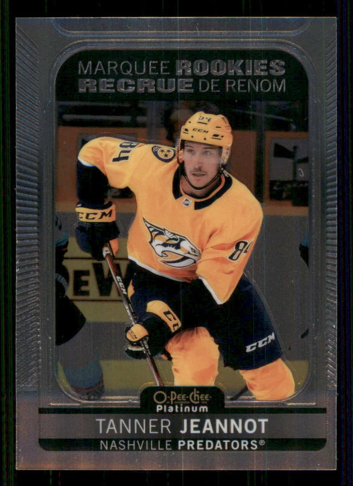 2021-22 O-Pee-Chee Platinum #238 Tanner Jeannot RC - Image 1 of 2