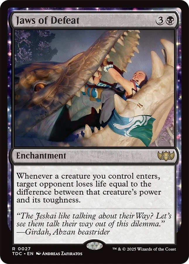 Jaws of Defeat [Tarkir: Dragonstorm Commander] Near Mint - Image 1 of 1