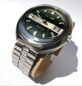 TISSOT Seastar Automatic Vintage 70s Wristwatch Used Running F/S - Picture 1 of 16