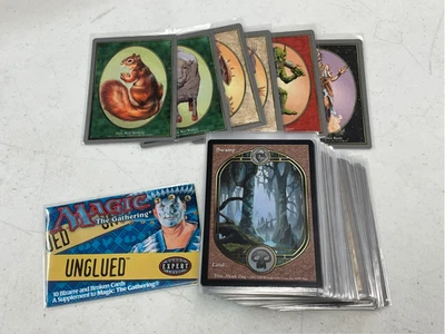 Magic: The Gathering Unglued Complete Set 88 Cards 6 Tokens & Wrapper LP+ NM - Image 1 of 3