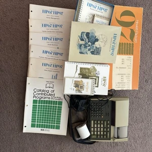 Hewlett Packard HP 97 Calculadora Programable Caja Original Adaptador de Corriente + - Imagen 1 de 10