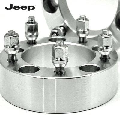 4 Jeep CJ2, CJ3, CJ4, CJ6, CJ8 5x5.50 Wheel Spacers Adapters 1.50" # 5550C1/2 - Image 1 of 4