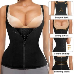 Women Slimming Body Shaper Waist Trainer Underbust Trimmer Corset Vest Shapewear - Picture 1 of 15