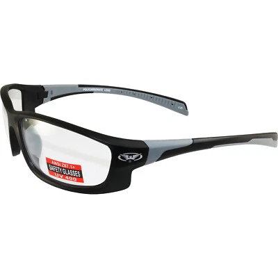 Hercules 5 Gafas de Seguridad Z87.1 LENTE POLICARBONATO TRANSPARENTE IRROMPIBLE Foto 1 de 4