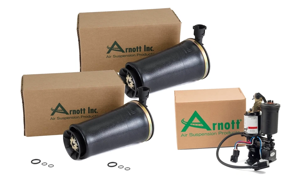 Kit de resortes y compresor de suspensión neumática trasera Arnott para Lincoln Town Car 98-02 Foto 1 de 1