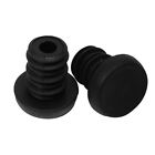 Black 2pc Bar End Plug for MTB Bicycle Grip End Plugs Stay Firm & Secure