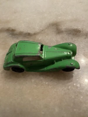Vintage Tootsie Mercedes Green Diecast Toy Car 1939 Made in Chicago USA 237 Mint - Image 1 of 4