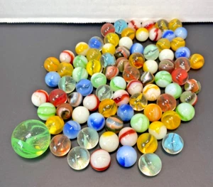 Lot of 85 Rare Vintage Antique Estate Marbles, Various Types, Colors, Styles - Picture 1 of 5