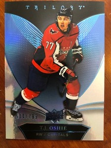 2018-19 UD Trilogy Blue Parallel #32 T.J. Oshie /799