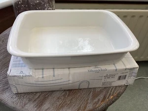 Villeroy & Boch Home Elements White Lasagna Serving Dish fabulous vgc - Picture 1 of 7