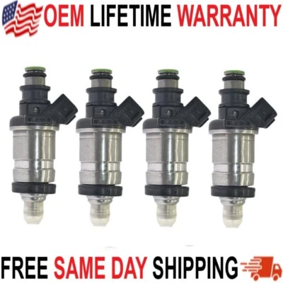 4 оригинальные топливные форсунки подходят для Acura Integra Honda Accord 3,0 л 1996-00 годов выпуска 06164-P2A-000 - Изображение 1 из 4