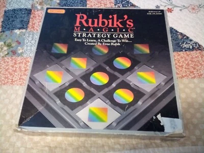 Rubik's Magic Strategy Game Matchbox 1987 Vintage 80s Retro Complete Erno Rubik - Image 1 of 4