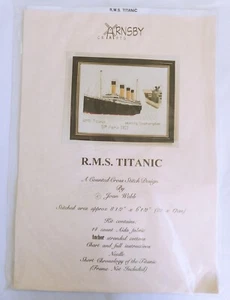 Vintage Arnsby Crafts R M S Titanic Cross Stitch Kit - Picture 1 of 1