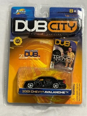 2001 Jada Dub City Series 2001 Chevy AVALANCHE Verne Troyer Black 1:64 - Image 1 of 4