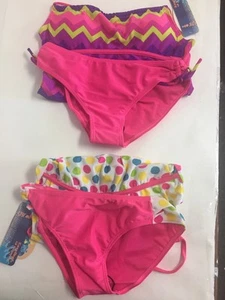 Jump'N Splash 2pair Girl's Multicolor Polka Dot,zig zag Tankini Swimsuits size14 - Picture 1 of 1