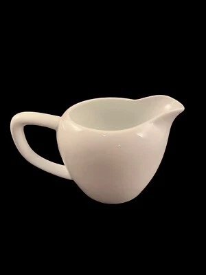 Crate & Barrel Creamer Pitcher White Porcelain - Image 1 of 4