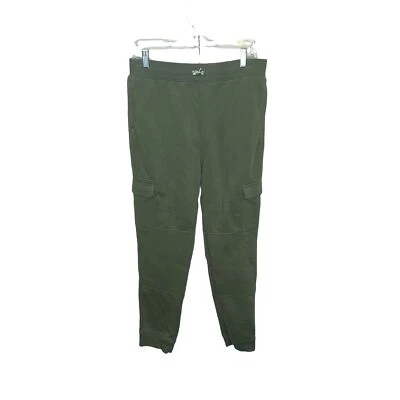 Pantalones de chándal Lands’ End XL cargo de algodón verde Foto 1 de 4