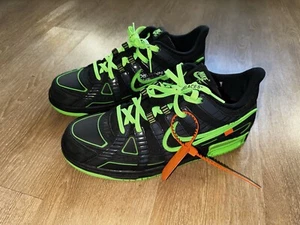 Size 11.5 - Nike Air Rubber Dunk x Off-White Low Green Strike - Picture 1 of 5