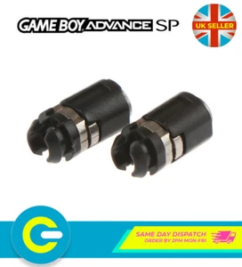 2x sostituzioni asse canna cerniera nera per Nintendo Gameboy Advance SP (GBA SP) - Foto 1 di 5
