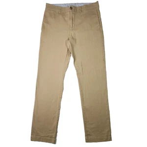 Pantalone uomo chino vintage 1946 cotone marrone elasticizzato 34x34 lavato lapidato battuto - Foto 1 di 17