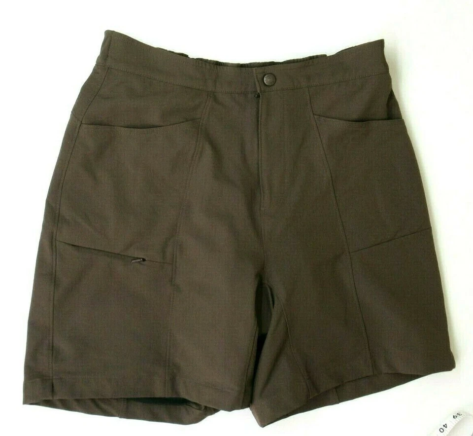 L.L. Bean Cycling Shorts Womens Small Brown Lined Padded Bicycling  - Image 1 of 4