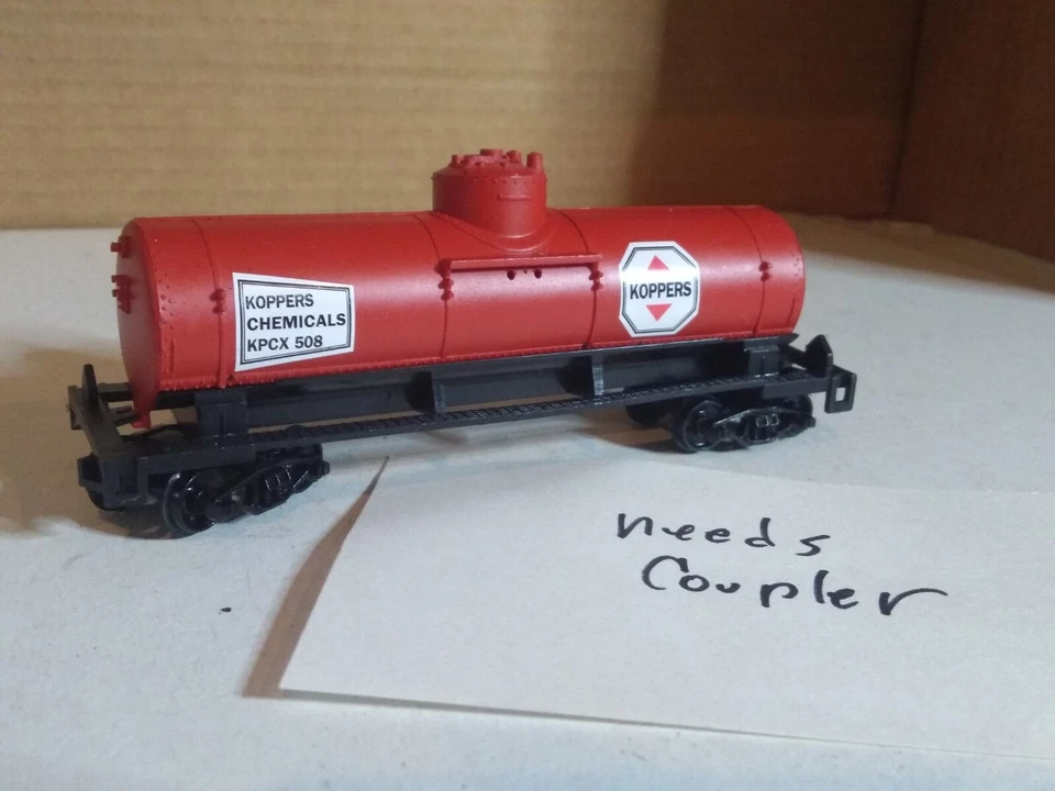 Z13 HO Scale Train Box Car KOPPERS CHEMICALS KPCX 508 TANKCAR NEEDS COUPLER - Image 1 of 1