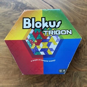 Blokus Trigon Board Game 100% COMPLETE! Mattel Strategy Tile Game - Picture 1 of 9