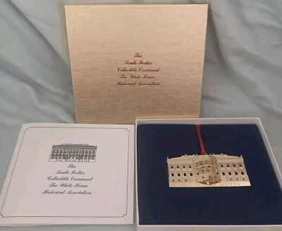 1995 THE WHITE HOUSE CHRISTMAS ORNAMENT, New In Box Foto 1 de 4