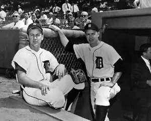 Detroit Tigers AL KALINE and NORM CASH Glossy 8x10 Photo Baseball Print Poster - Picture 1 of 1