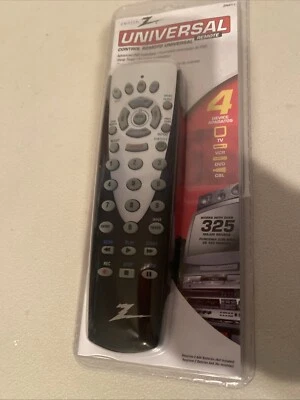 New Sealed Zenith Universal 4 Devices Remote Control.  Cable TV DVD VCR ZN411 - Image 1 of 2