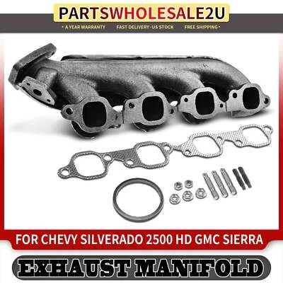 Правый выпускной коллектор с комплектом прокладок для GMC Sierra 3500 Chevrolet Suburban 2500 - Изображение 1 из 4