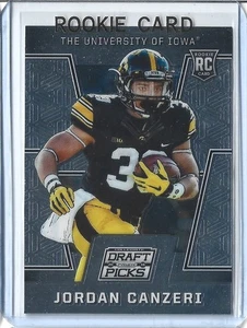 Jordan Canzeri 2016 Panini Collegiate Draft Picks #161 Rookie RC - Iowa Hawkeyes - Imagen 1 de 2