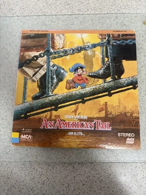 An American Tail LaserDisc 1987 Animation Family MCA Home Video Foto 1 de 2