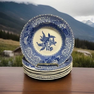 "Juego de colección de 7 cuencos con borde de 9"" con patrón Camilla de Copeland Spode" - Imagen 1 de 11