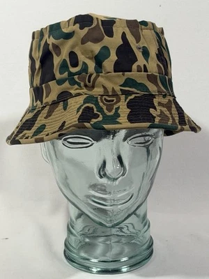 Vintage Easy Roll Bucket Hat Mens Large Camouflage Waterfowl Pattern Crushable - Image 1 of 4
