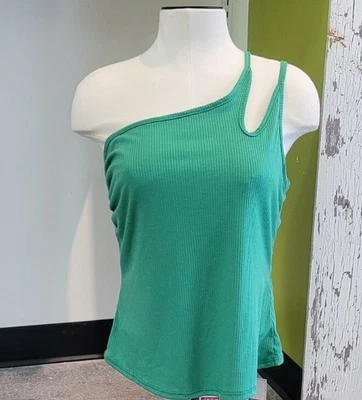 Rue 21 Womens Plus Size 1X Shirt Top Blouse Tank Ribbed Knit Light Green NWT  - Image 1 of 4