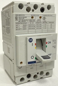 Allen Bradley 140G-G6C3-D10 100Amp 3Pole 600VAC 65kA Molded Case Circuit Breaker - Picture 1 of 17
