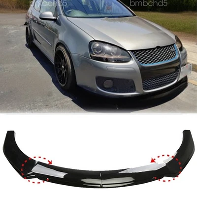 For VW Arteon Golf GTI Bora Car Front Bumper Chin Lip Splitter Spoiler Body Kit Foto 1 de 4