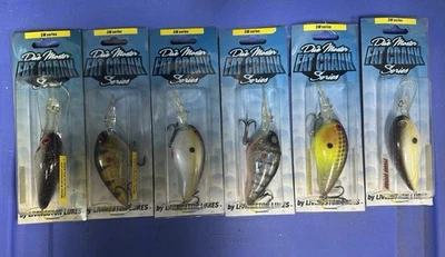 Livingston Lure Dive Master Fat Crank Series lot Qty 6 - Image 1 of 3
