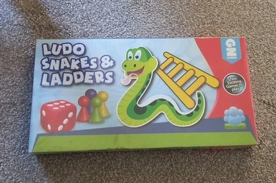 Ludo Snakes & Ladders 2 in 1 Board Game GN Games Brand New Sealed - Image 1 of 2