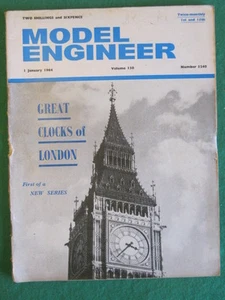 MODEL ENGINEER - GREAT CLOCKS OF LONDON - 1 Jan 1964 vol 130 #3240 - Picture 1 of 1